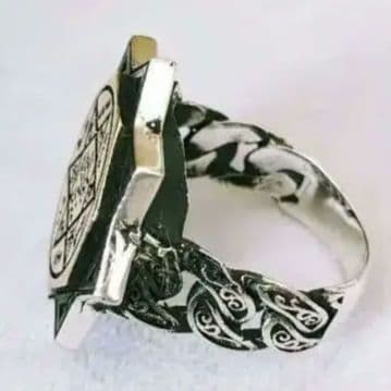 ✱NEW✱トルコ製 ハンドメイドメンズリング シルバー925 (キングソロモン)