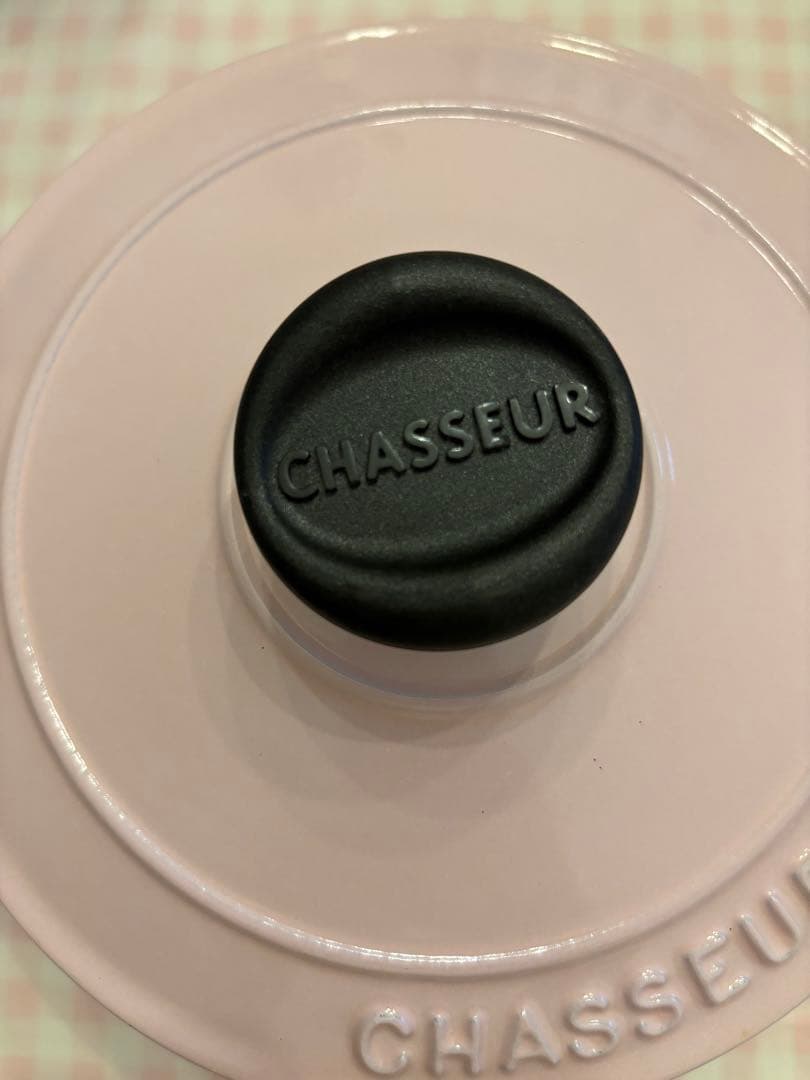 CHASSEUR 両手鍋 ピンク　18センチ