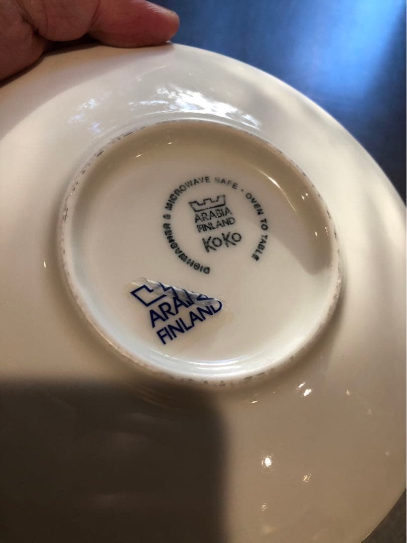 Arabia Finland KOKO ヴィンテージ プレート 4枚セット
