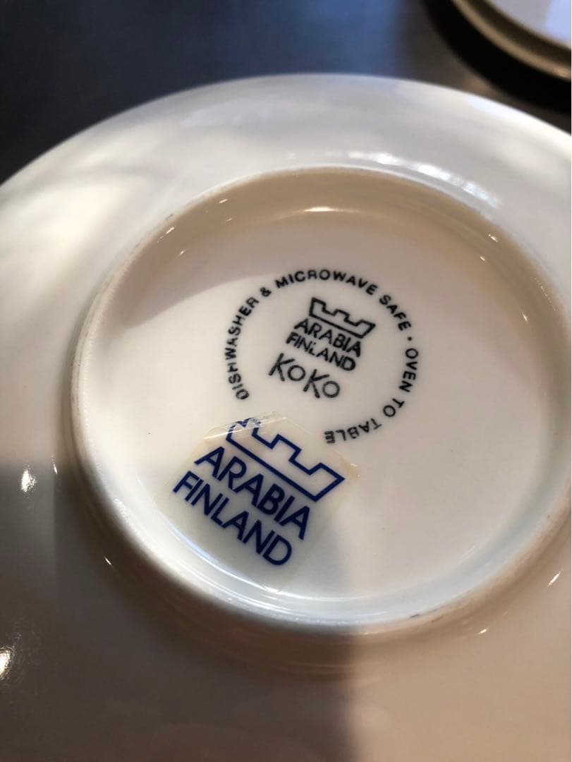 Arabia Finland KOKO ヴィンテージ プレート 4枚セット