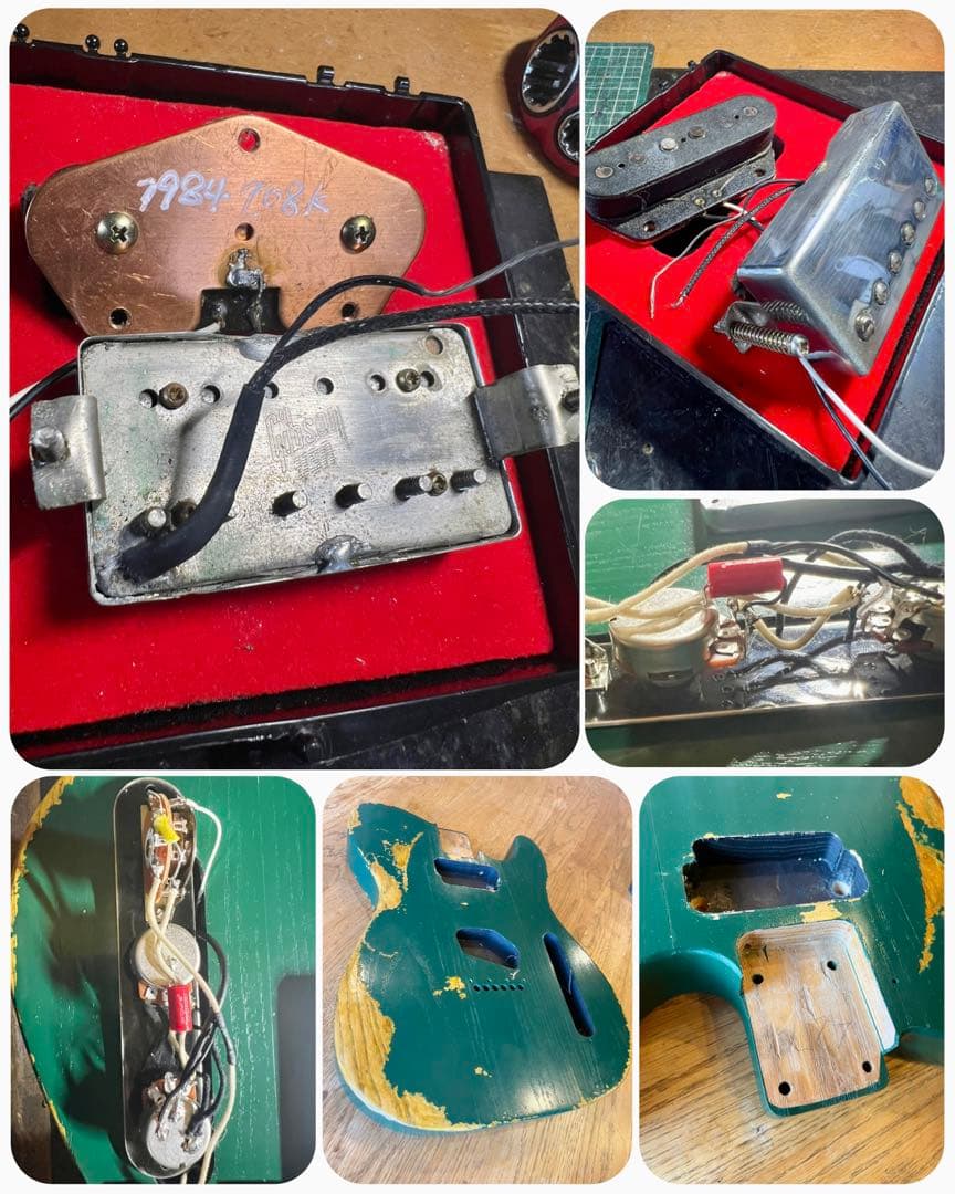 ハードレリックテレキャスタータイプ/オールラッカーアッシュボディ/ギブソンPU