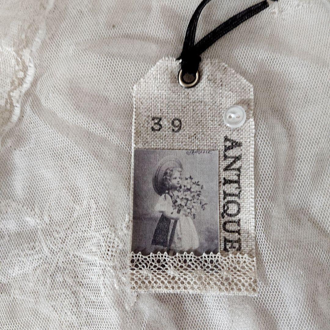 K212    ＊アンティーク少女の布タグ