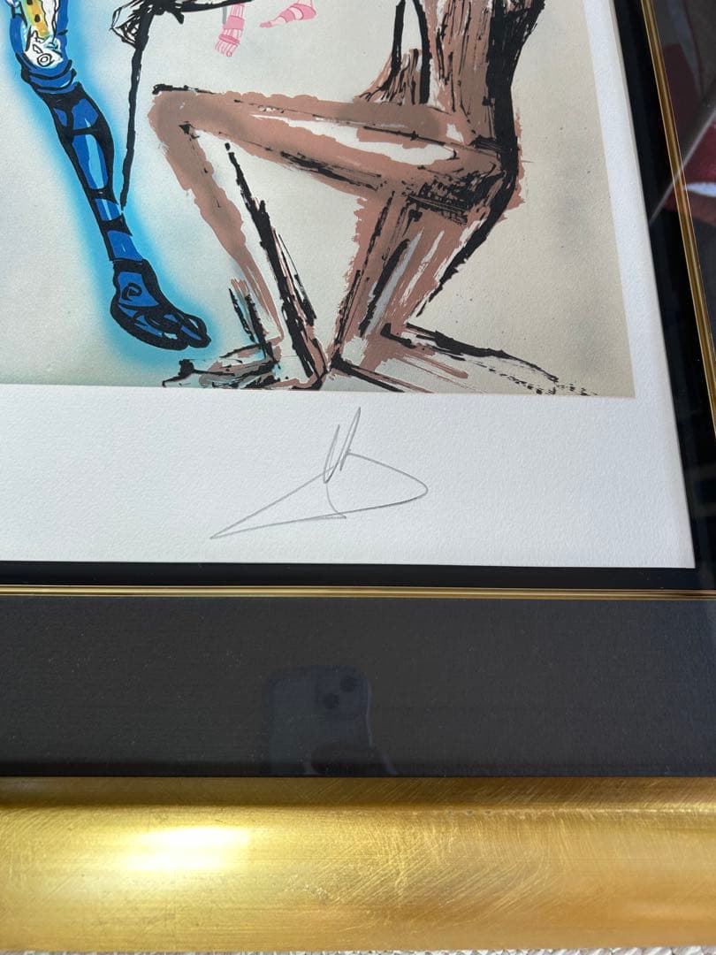 サルバドール・ダリ　リトグラフ「ファッション　デザイナー」ダリ直筆サイン