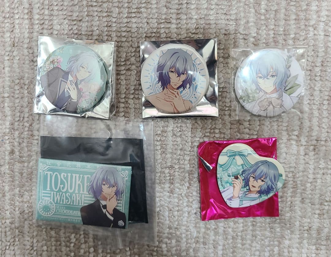 明治東亰恋伽　めいこい　岩崎桃介　缶バ　アクキー　缶バッジ