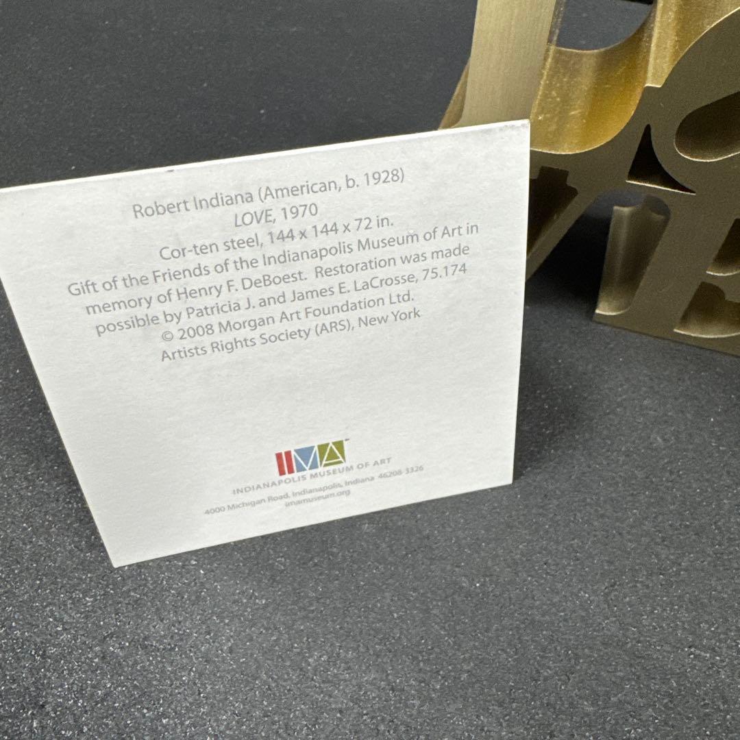 ロバート・インディアナLOVE　ペーパーウェイト　Robert Indiana