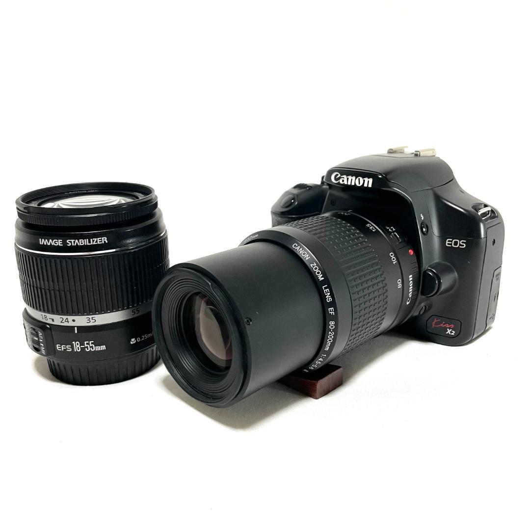 撮りたい場面を迷わない❣️ Canon EOS Kiss X2 Wレンズセット