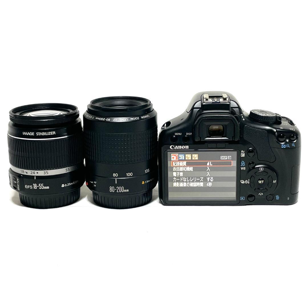 撮りたい場面を迷わない❣️ Canon EOS Kiss X2 Wレンズセット