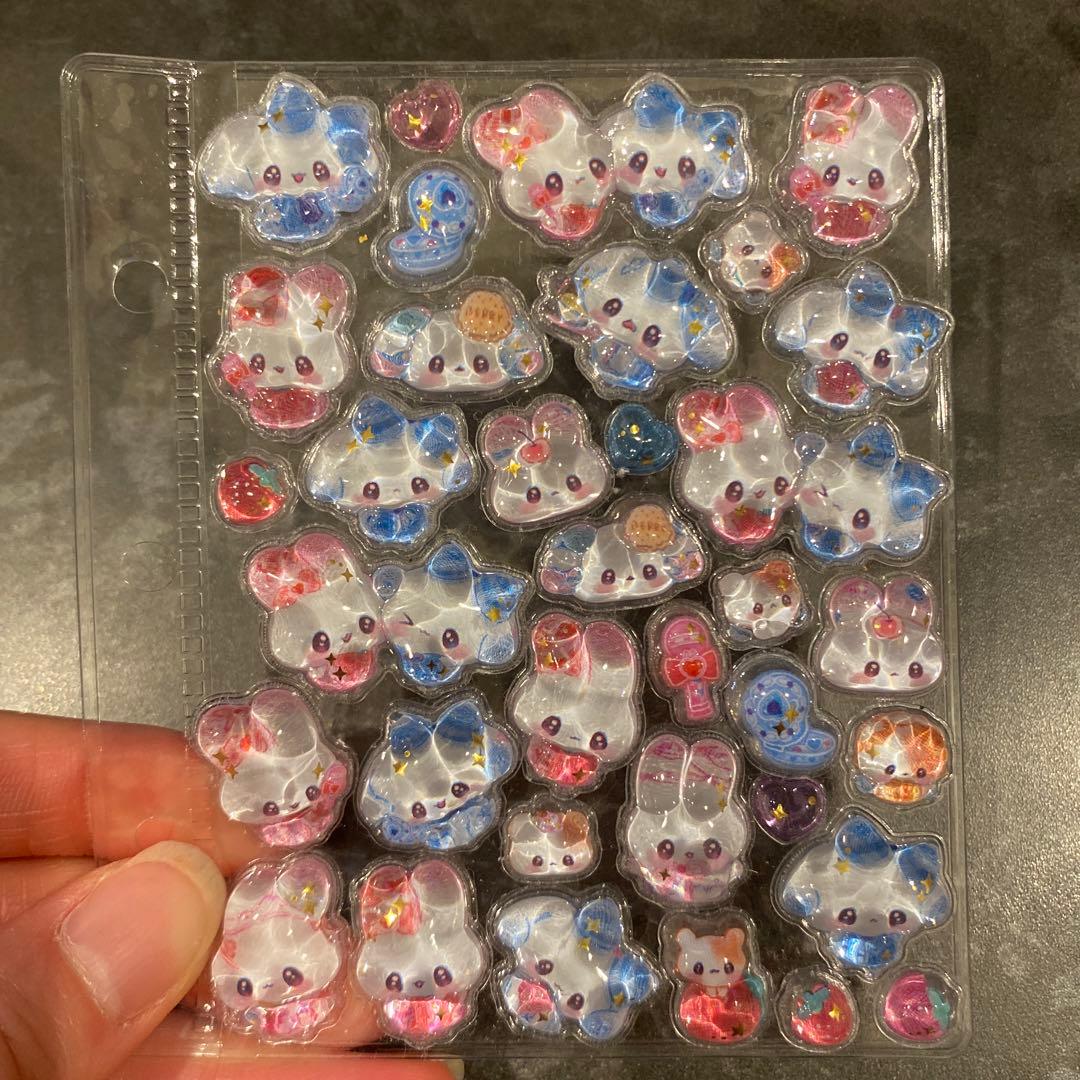 シール帳　完成品　ボンボンドロップシール　B8 バインダー付き　値下げ依頼⭕️