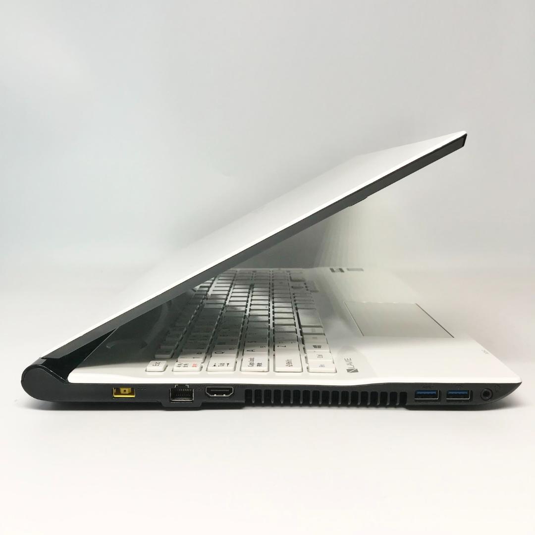 薄型❤️美品✨ホワイト✨大容量1000GB ブルーレイ カメラ付 ノートパソコン