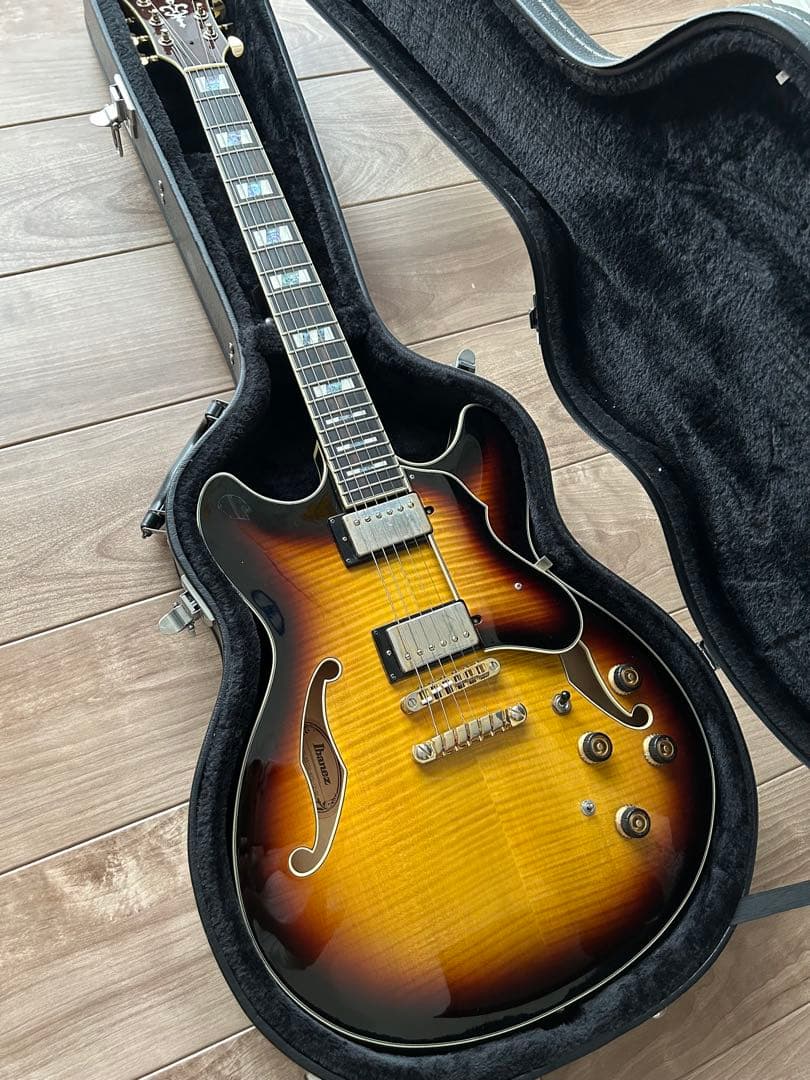 Ibanez AS153 AYS セミアコ エレキギタ