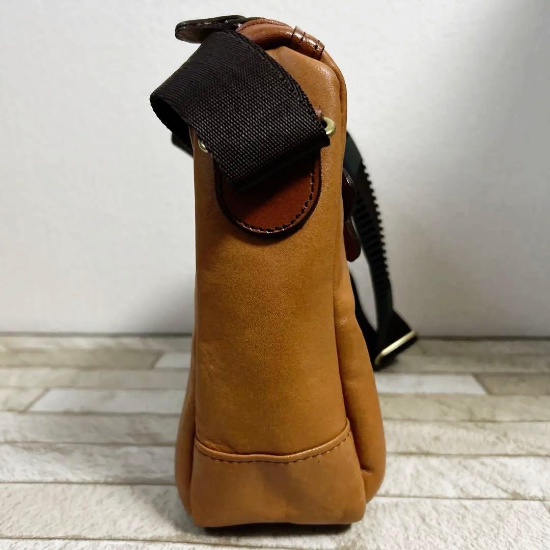 豊岡鞄　ショルダーバッグ メンズ 本革 斜めがけ SADDLE 16452