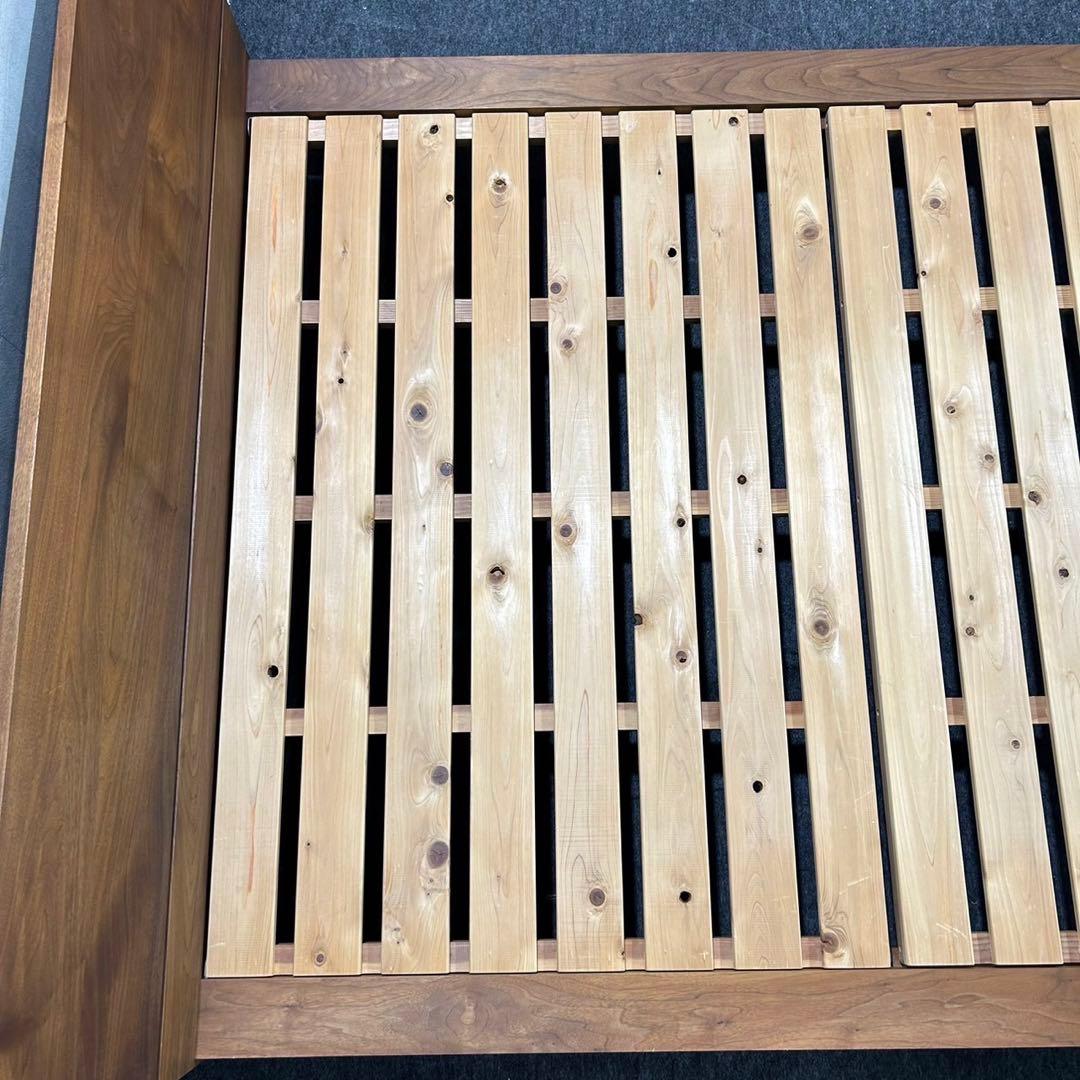 MasterWal ベッドフレーム モアレスベッド ダブル 無垢材 d4518