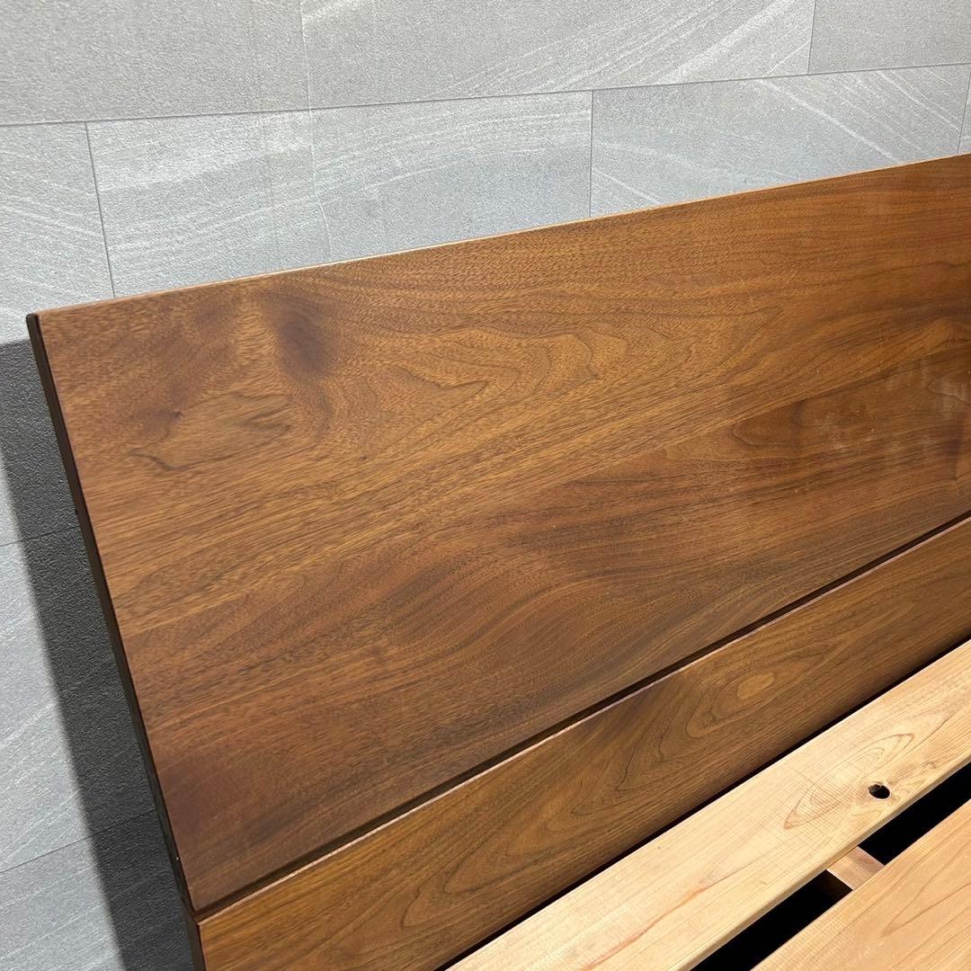 MasterWal ベッドフレーム モアレスベッド ダブル 無垢材 d4518