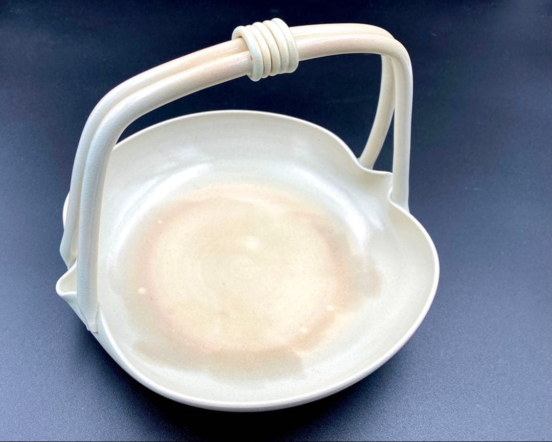 【未使用品】 音羽山 優作 澤村優作 澤村陶哉 手付鉢 共箱付 清水焼