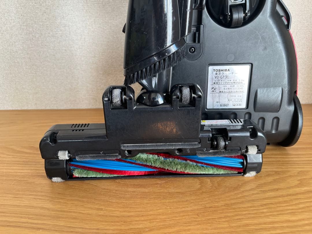 東芝 クリーナー VC-C7（R） 【消毒/清掃/動作確認済】