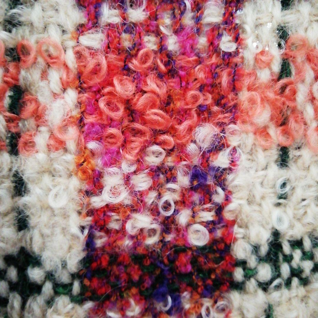 ストール　手織り　マフラー　さおり織