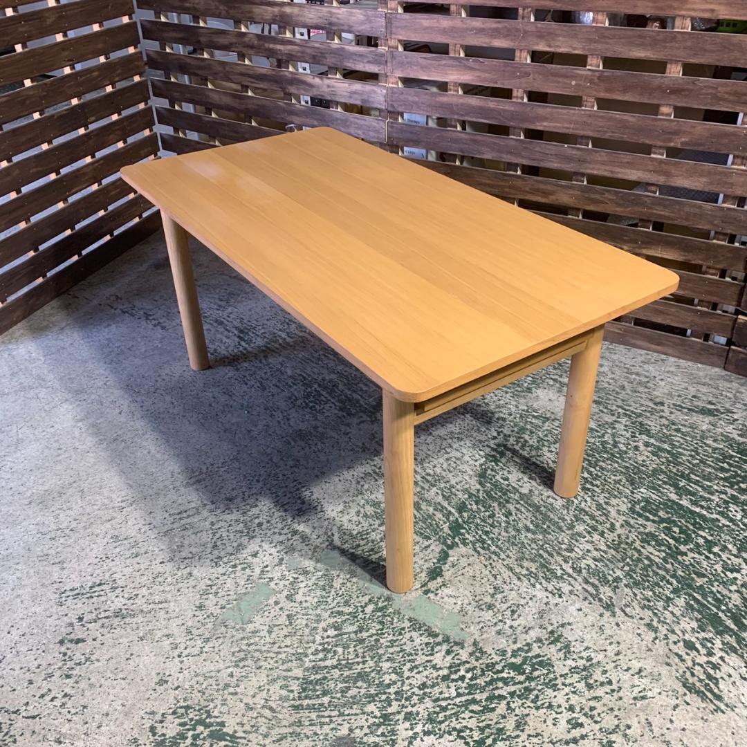 K989 無印良品 木製 テーブル オーク材 高さ50cm