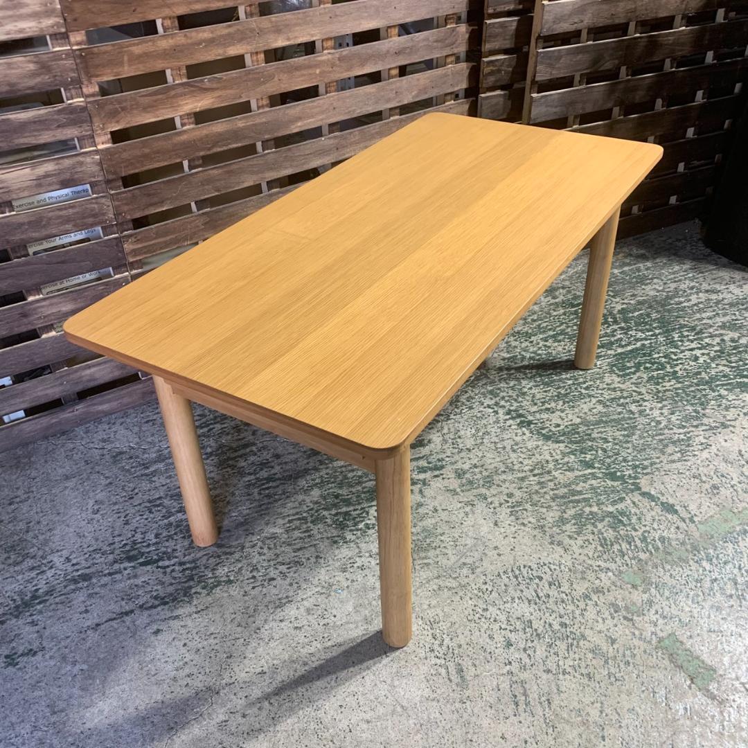 K989 無印良品 木製 テーブル オーク材 高さ50cm