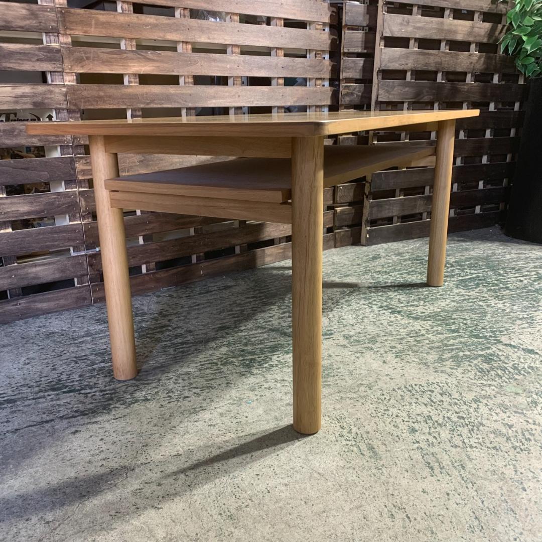 K989 無印良品 木製 テーブル オーク材 高さ50cm