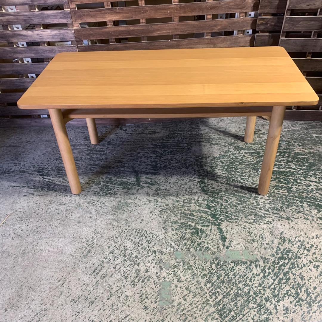K989 無印良品 木製 テーブル オーク材 高さ50cm