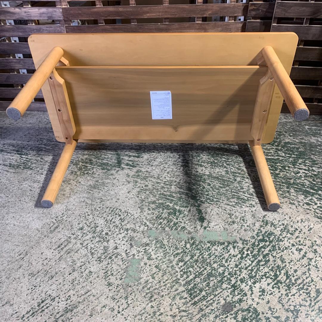 K989 無印良品 木製 テーブル オーク材 高さ50cm