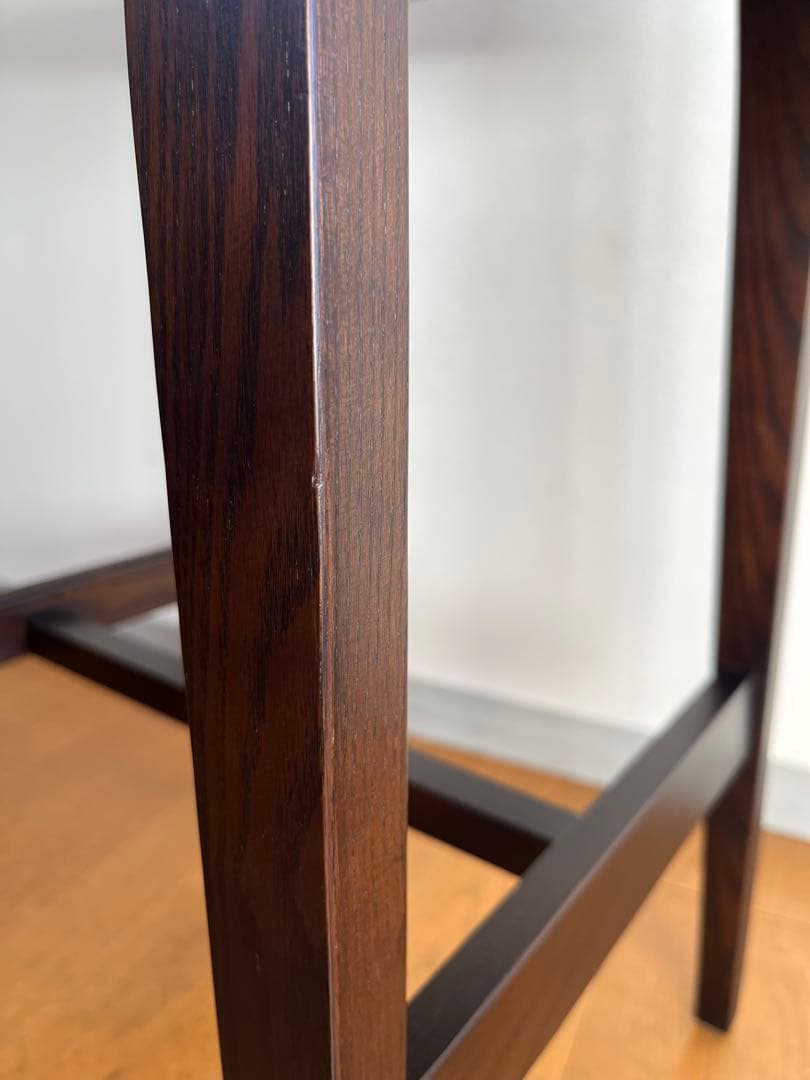 ロックストーン　ハイチェア　③ 岩倉榮利　カウンターチェア　本革　モダン 美品