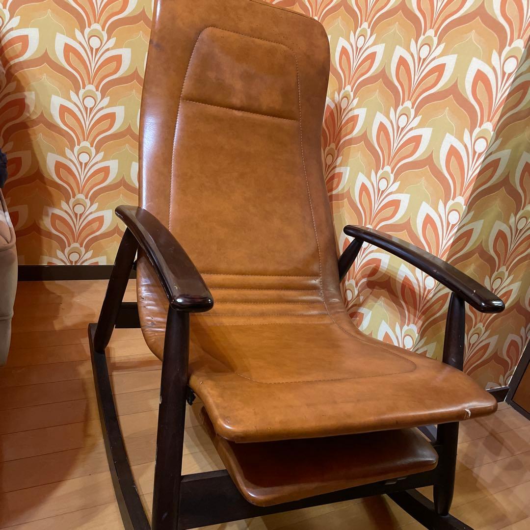 松田家具 ロッキングチェア ミッドセンチュリー　レトロ　昭和家具