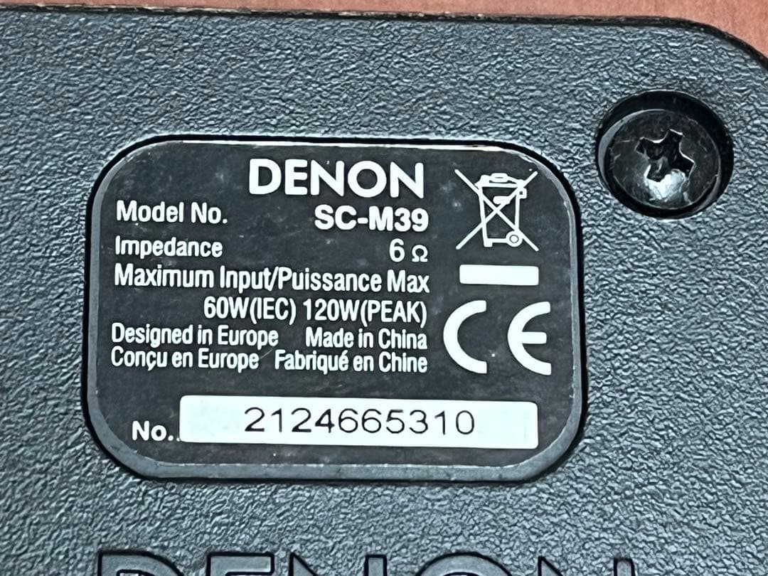 DENON デノン スピーカー SC-M39