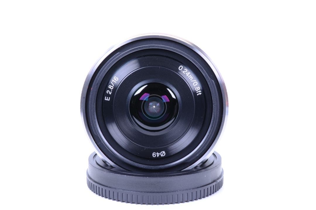 SONY E16mm F2.8 単焦点｜軽量パンケーキ｜外観光学ともに美品