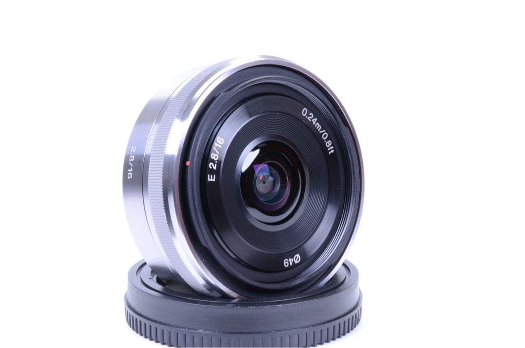 SONY E16mm F2.8 単焦点｜軽量パンケーキ｜外観光学ともに美品