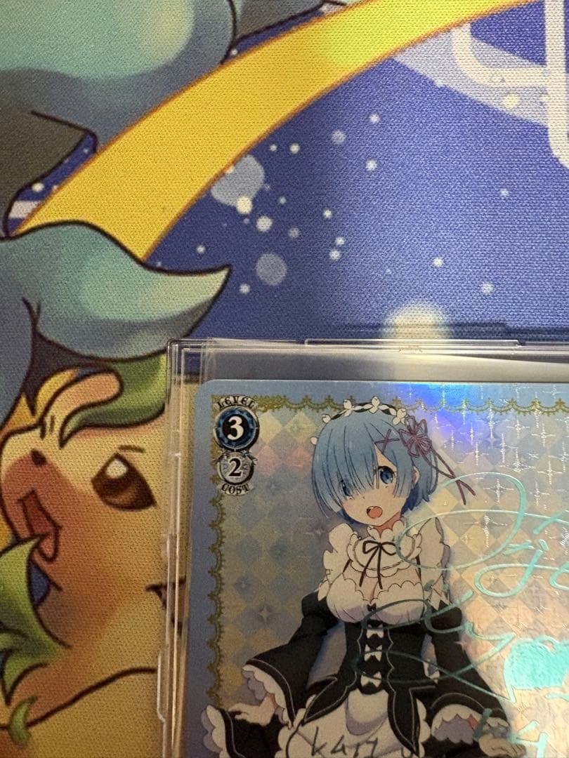 ヴァイスシュヴァルツ　青色髪のメイド レム SP サイン