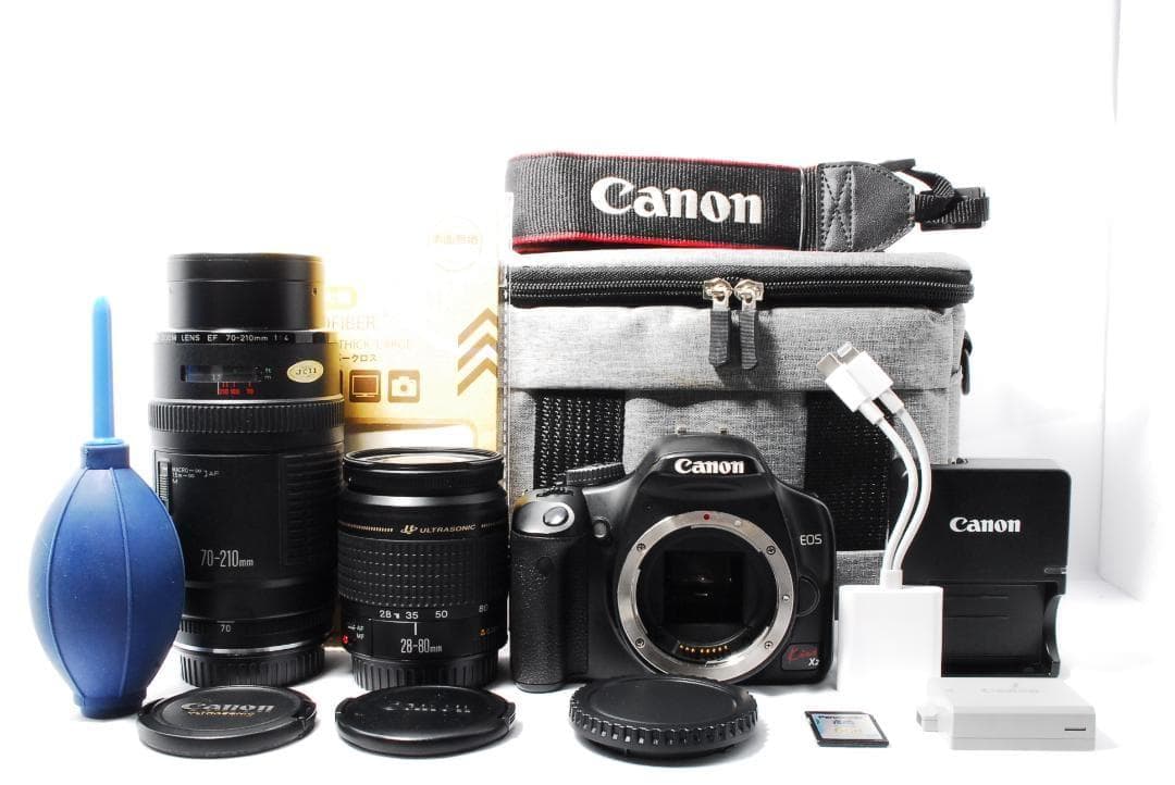 入門機に☆Canon kiss X2☆ダブルレンズセット☆スマホ転送☆一眼レフ