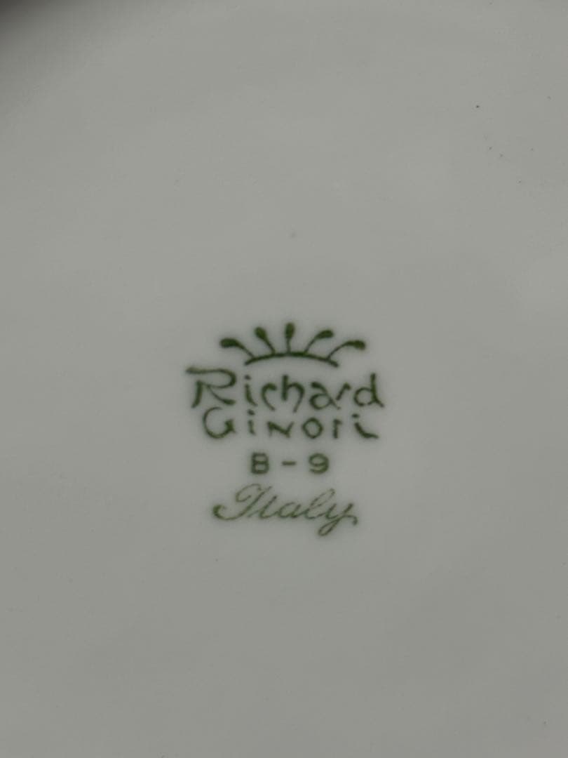 【USED美品】Richard Ginori ベッキオホワイト　プレート　3P