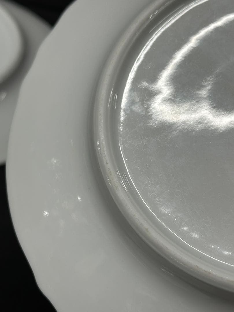 【USED美品】Richard Ginori ベッキオホワイト　プレート　3P