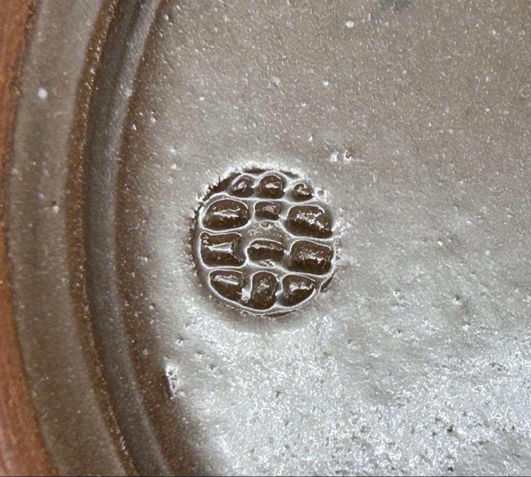 陶器　京焼　陶あん　とうあん　陶葊　色絵　藤文　花瓶　花器　未使用品