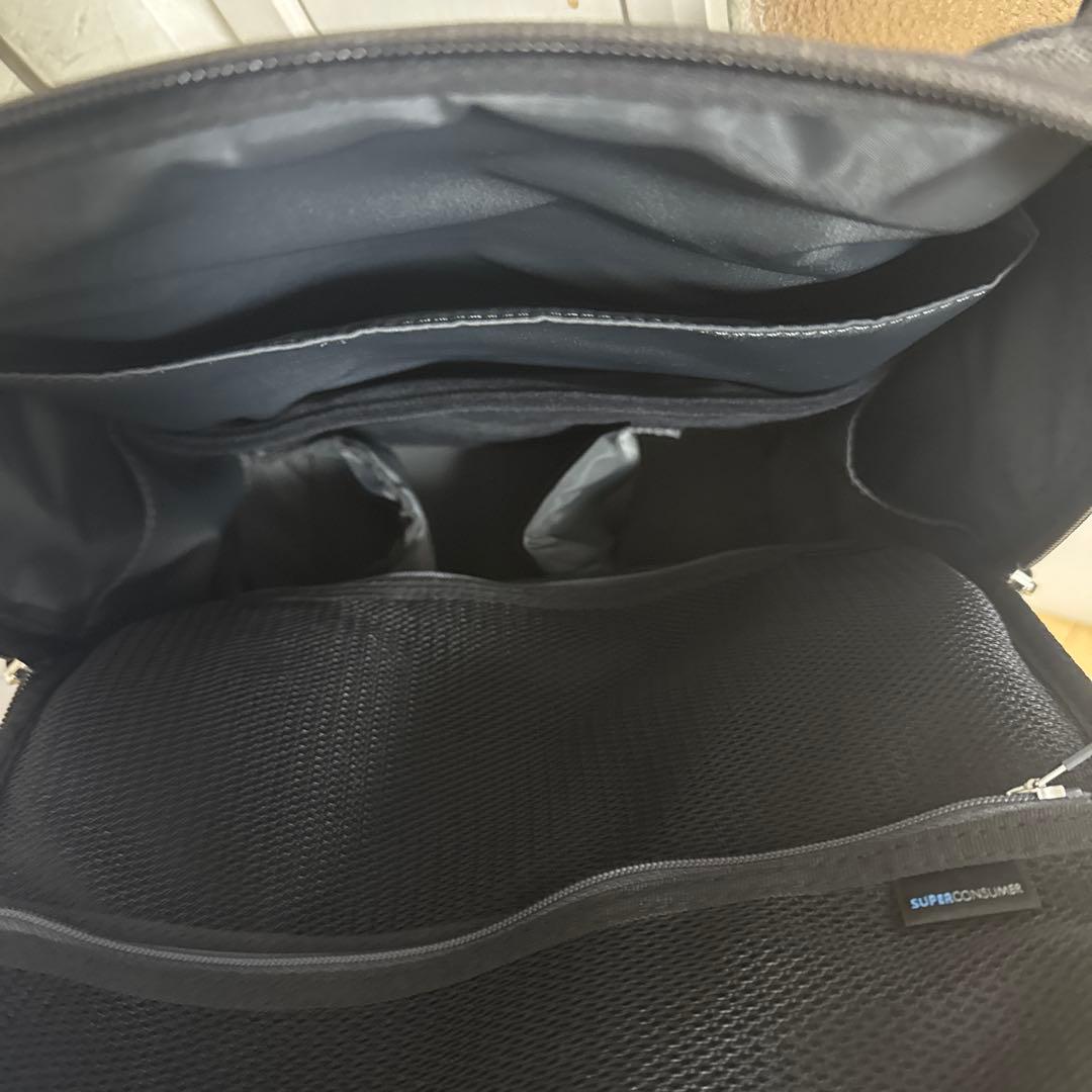 【新品未使用】ひらくPCバッグmini グレー ショルダーバッグ