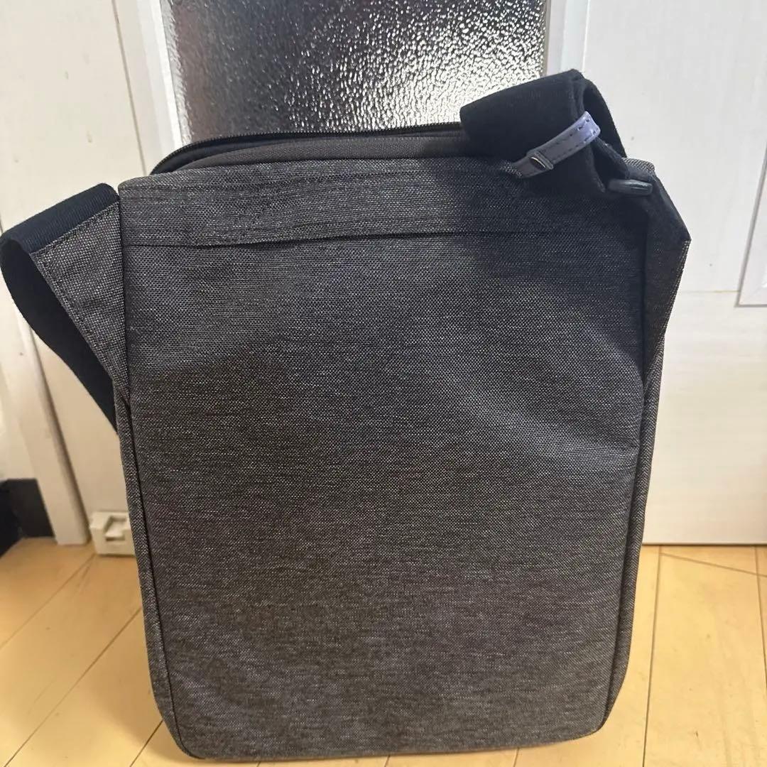 【新品未使用】ひらくPCバッグmini グレー ショルダーバッグ