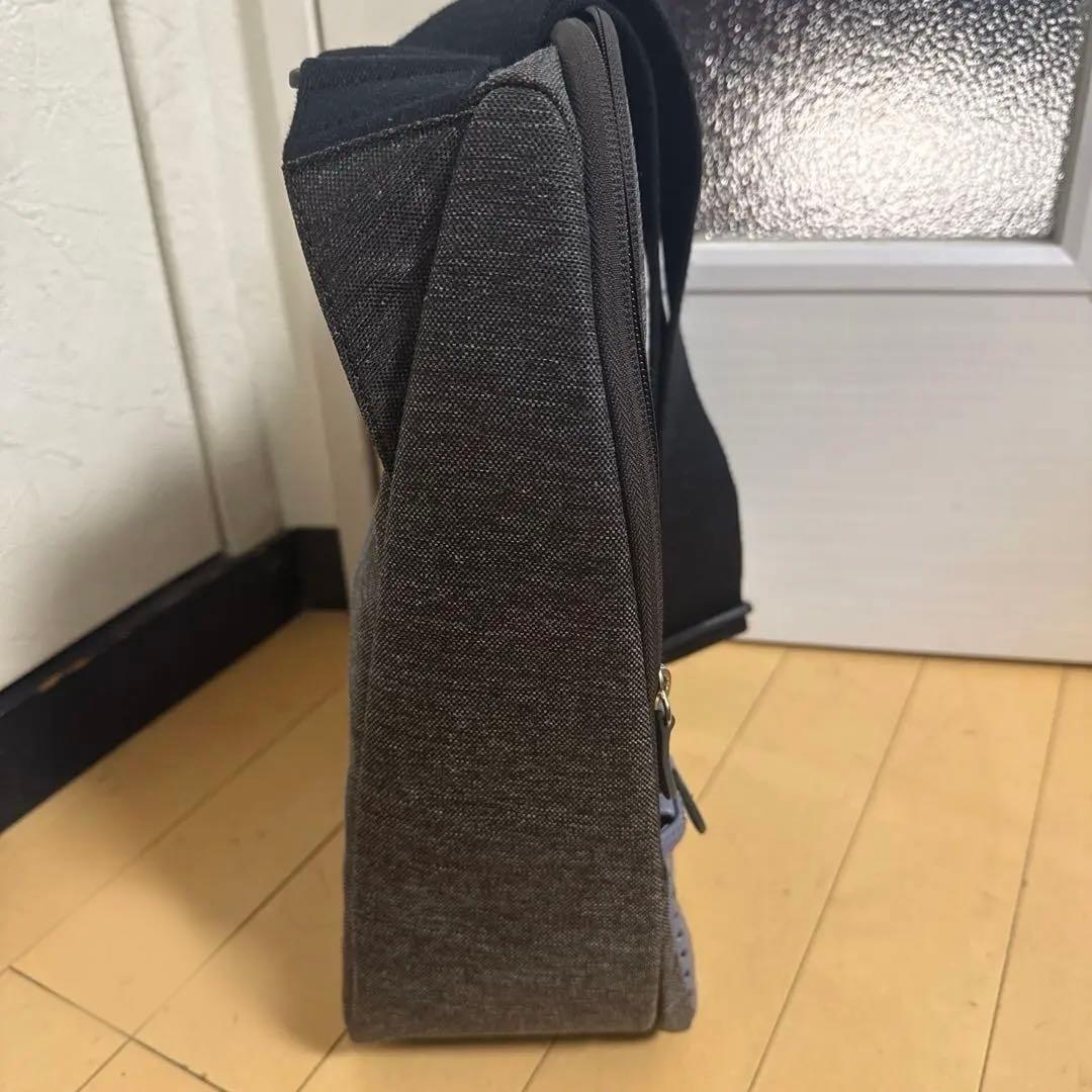 【新品未使用】ひらくPCバッグmini グレー ショルダーバッグ