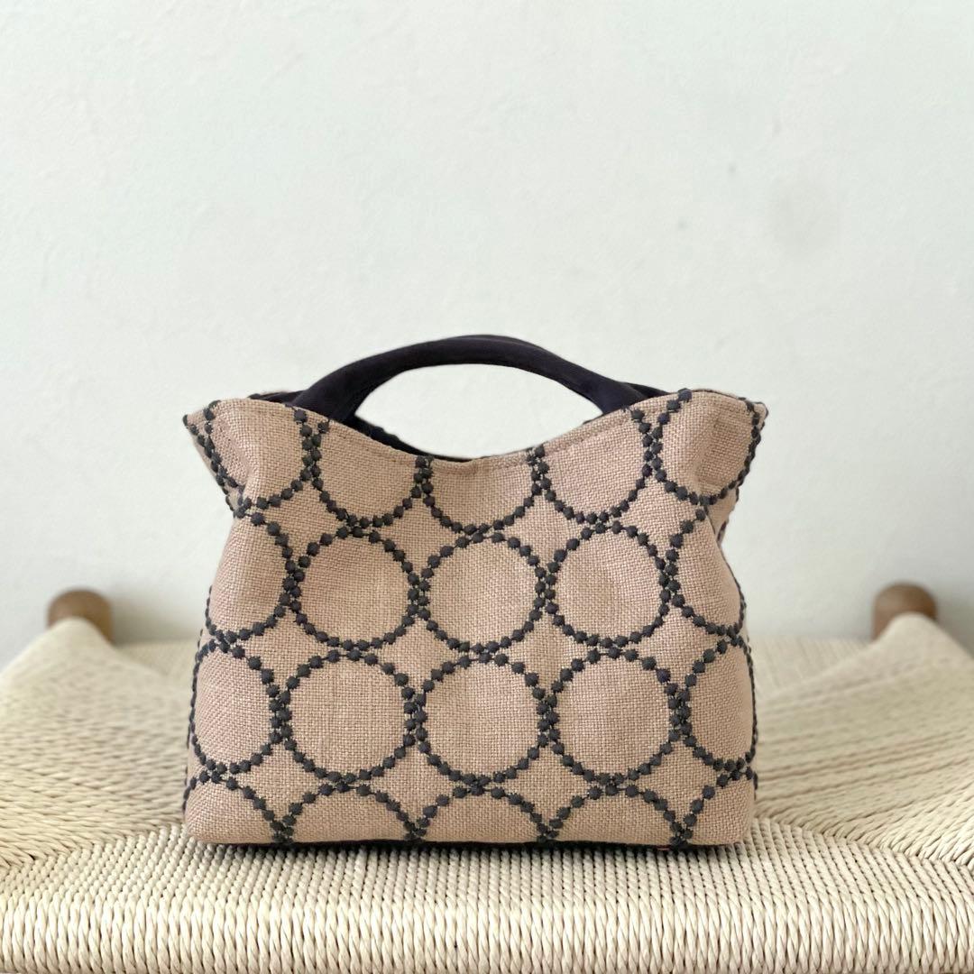 ⚮̈ミナペルホネン　tambourine beige ヌッピバッグＳ