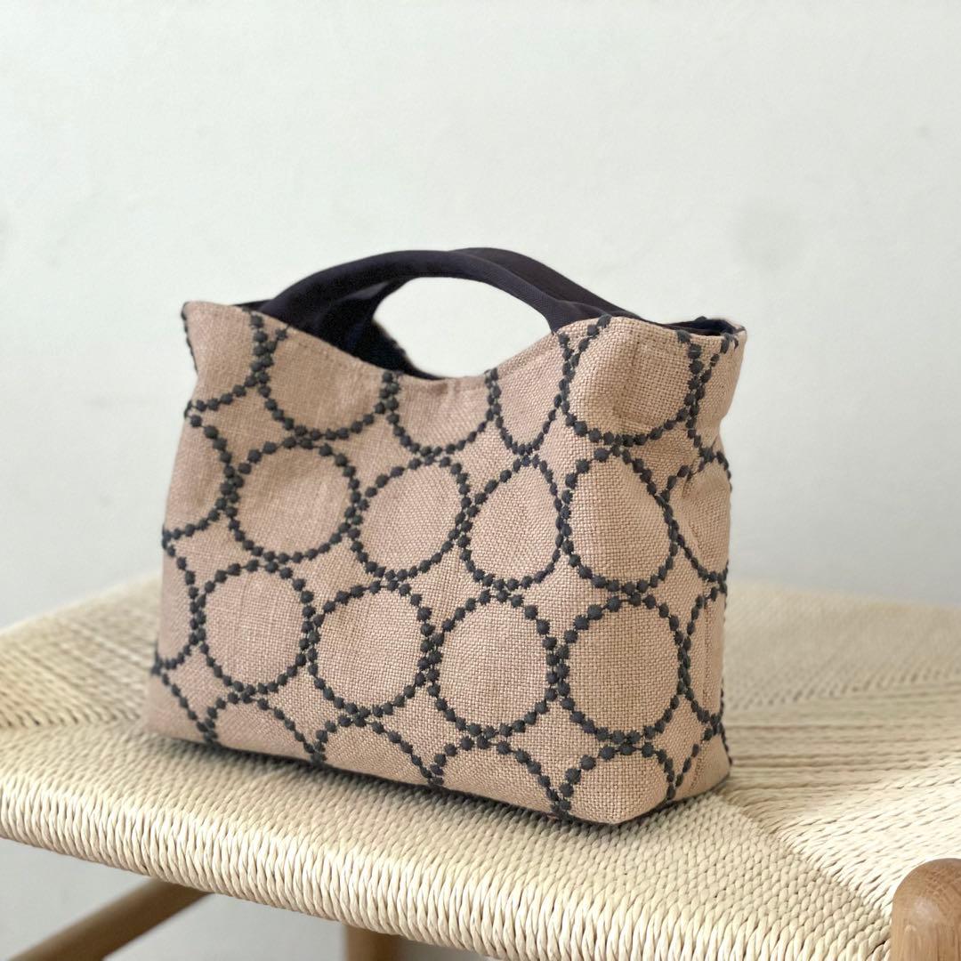 ⚮̈ミナペルホネン　tambourine beige ヌッピバッグＳ