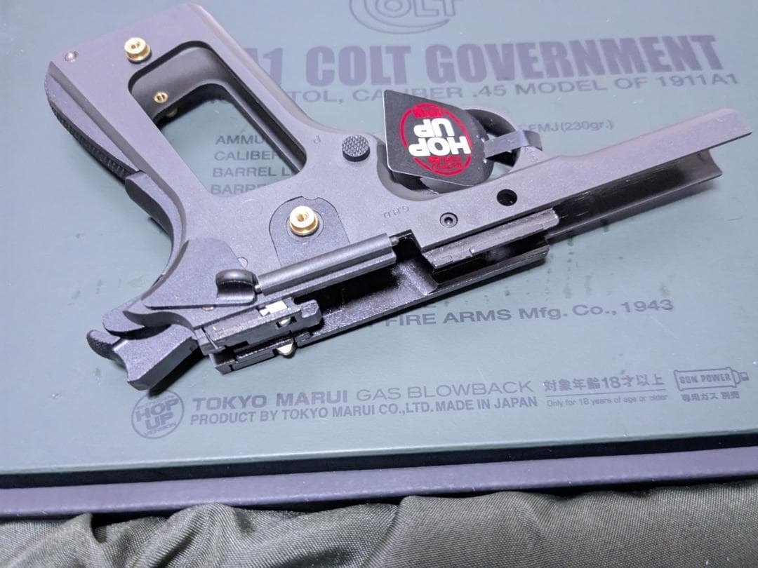 新品 東京マルイ 純正 コルト ガバメント M1911A1 フレーム ガスガン