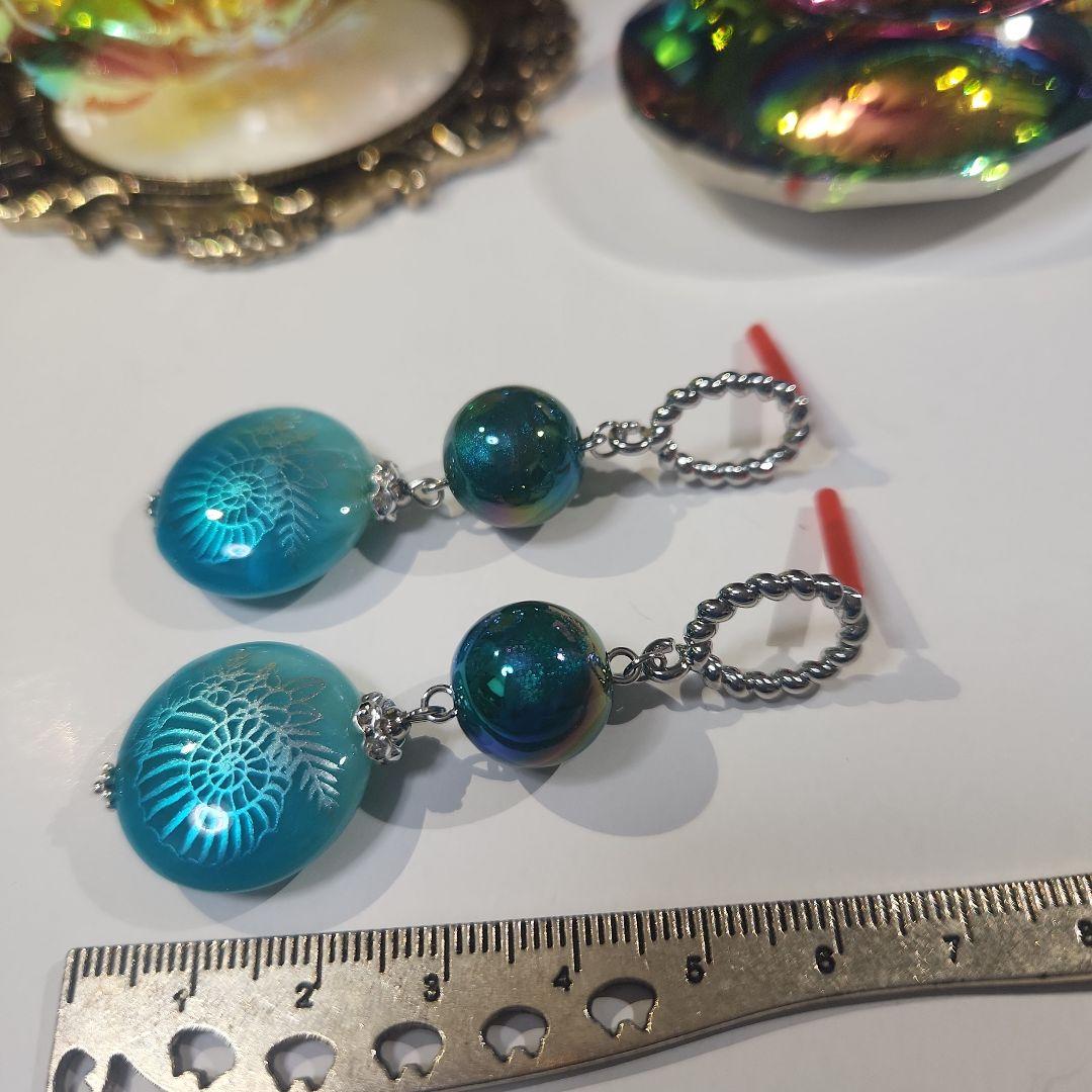 ハンドメイドピアス3214