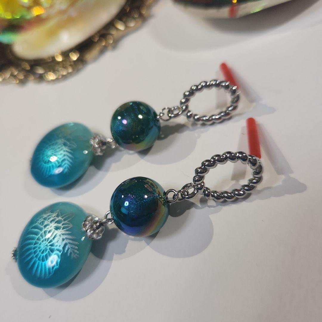 ハンドメイドピアス3214