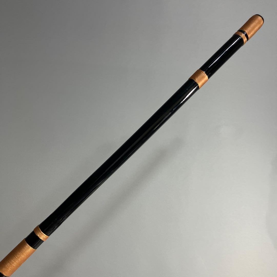 篠笛三本調子 CMR3-55 Ｇ管　唄物　ドレミ調　天地糸巻 黒塗　西洋音階