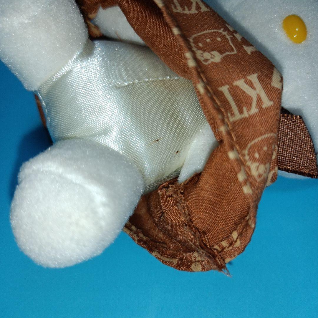 サンリオ　ハローキティ　ぬいぐるみ　モノグラム柄　平成レトロ　りぼん　茶色