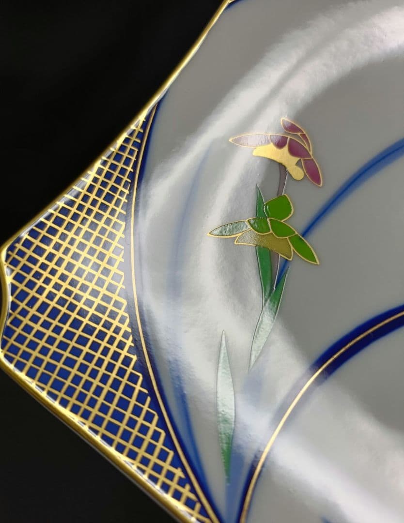 【未使用】香蘭社 角皿 銘々皿 5枚（計１０枚所有）