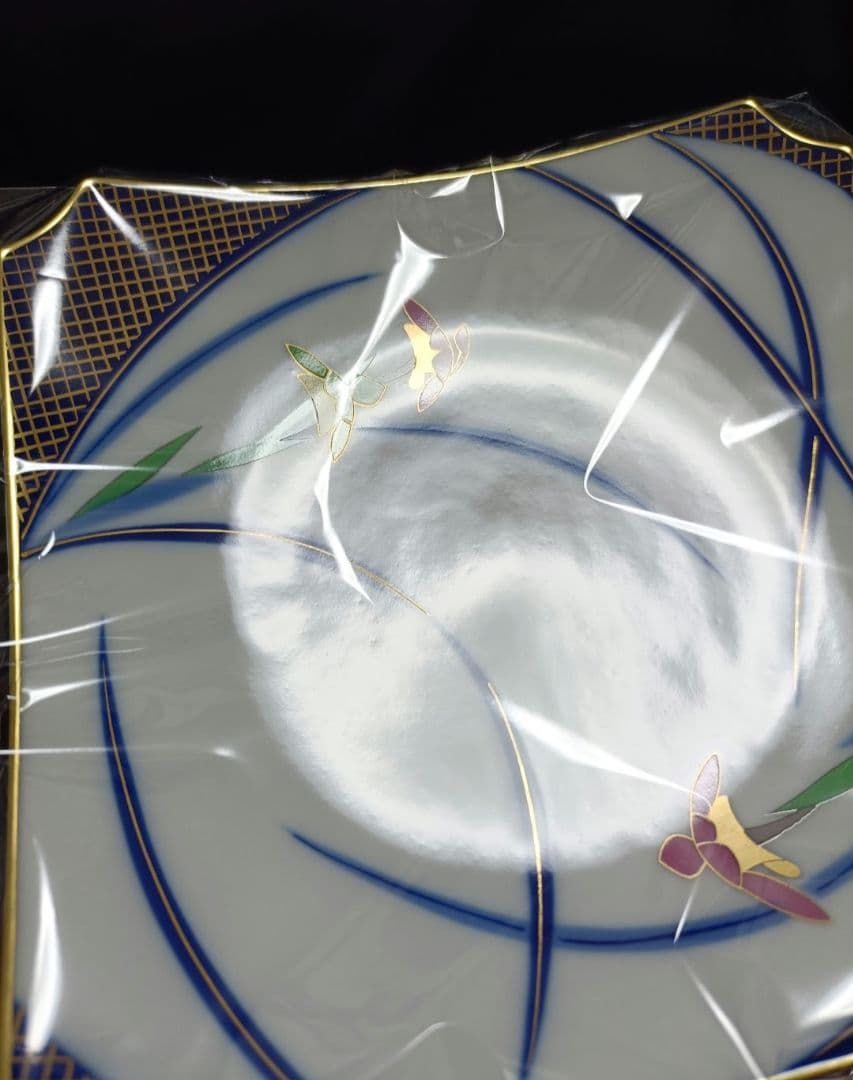 【未使用】香蘭社 角皿 銘々皿 5枚（計１０枚所有）