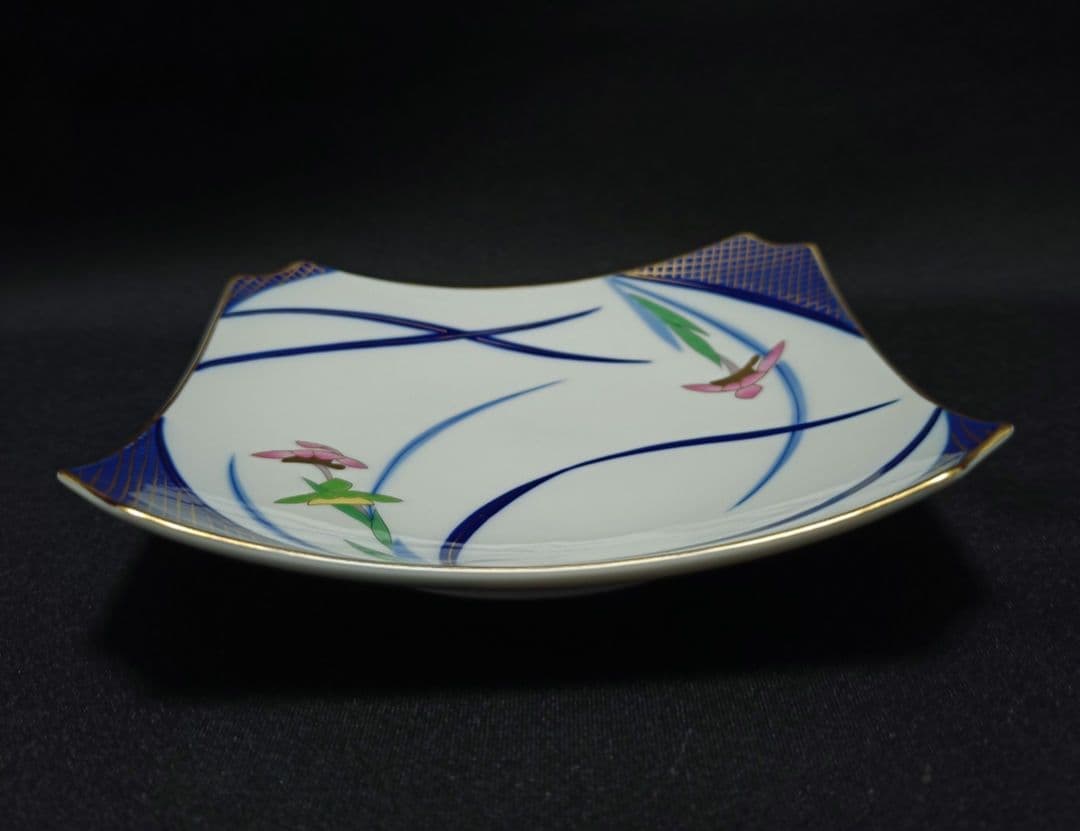 【未使用】香蘭社 角皿 銘々皿 5枚（計１０枚所有）