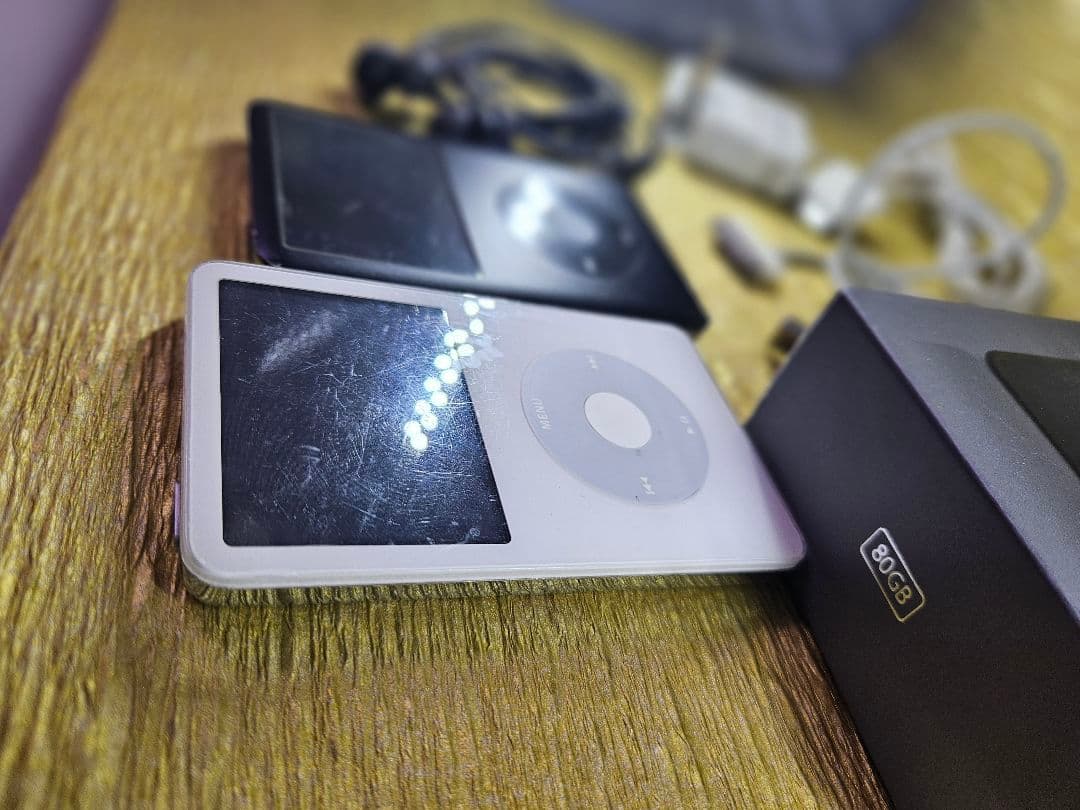 iPod 80GB 30GB 充電器 イヤフォン付き