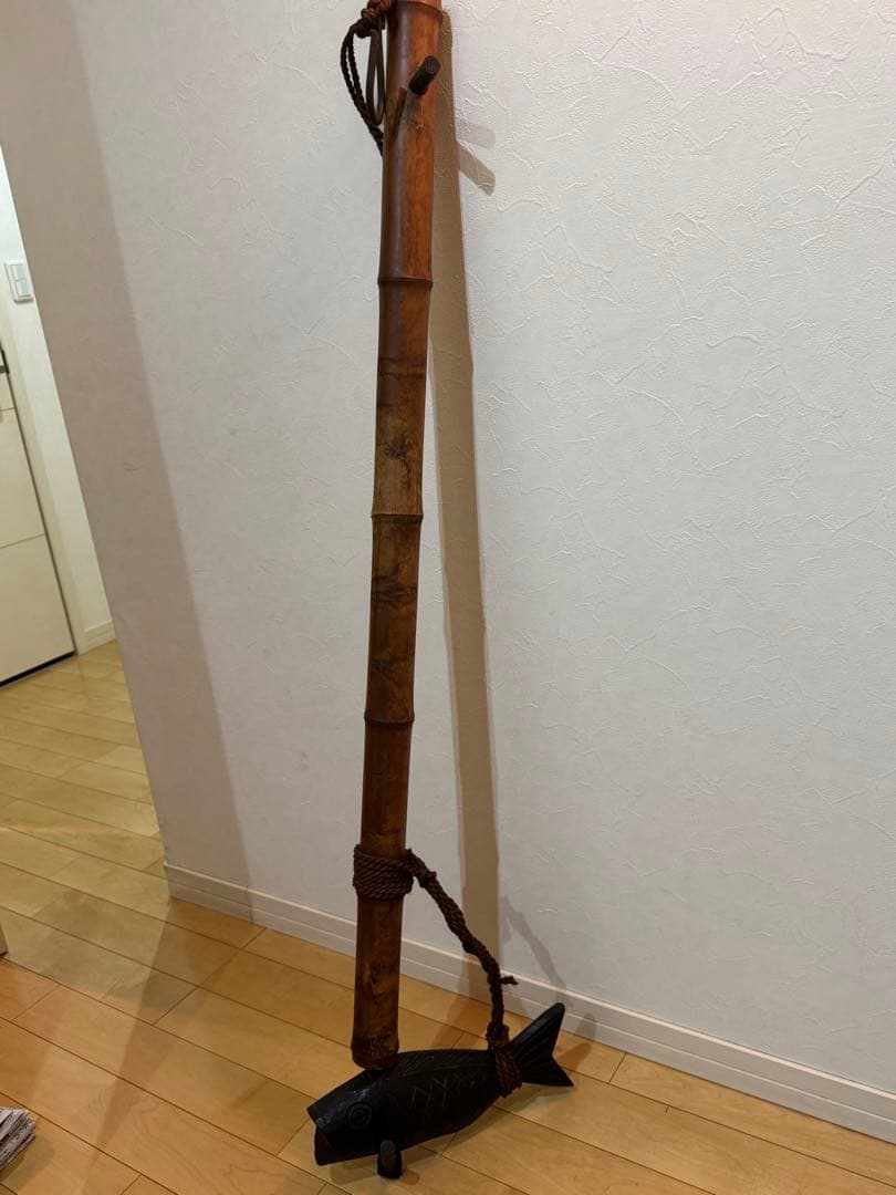 木製 魚型 囲炉裏